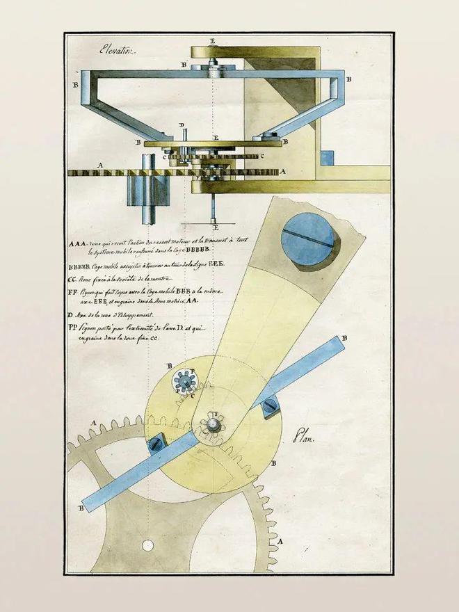 陀飞轮模型图纸_陀飞轮图纸_陀飞轮结构图