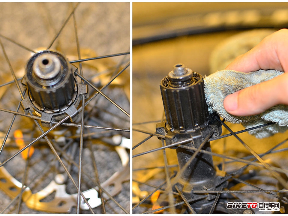 shimano花鼓防水机构_自行车花鼓保养方法_山地车塔基保养视频
