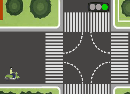 电动自行车驾驶盲区安全风险_非机动车路口通行规则_上海自行车上牌