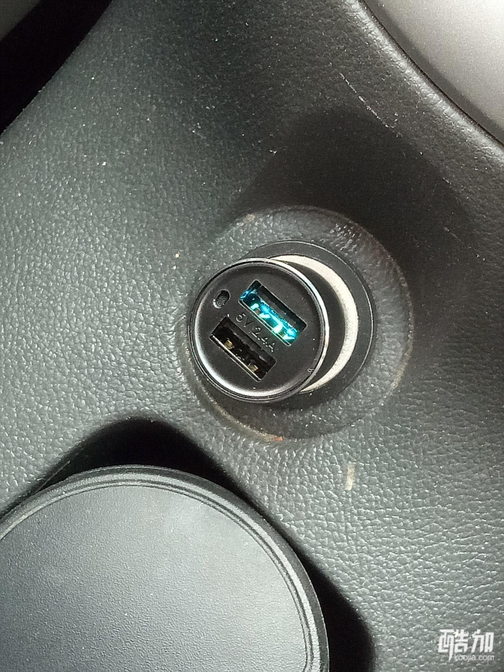 睿米音乐蓝牙车充通话版2S 酷加网试用品 车载蓝牙免提通话导航播报_智能蓝牙gps定位车充