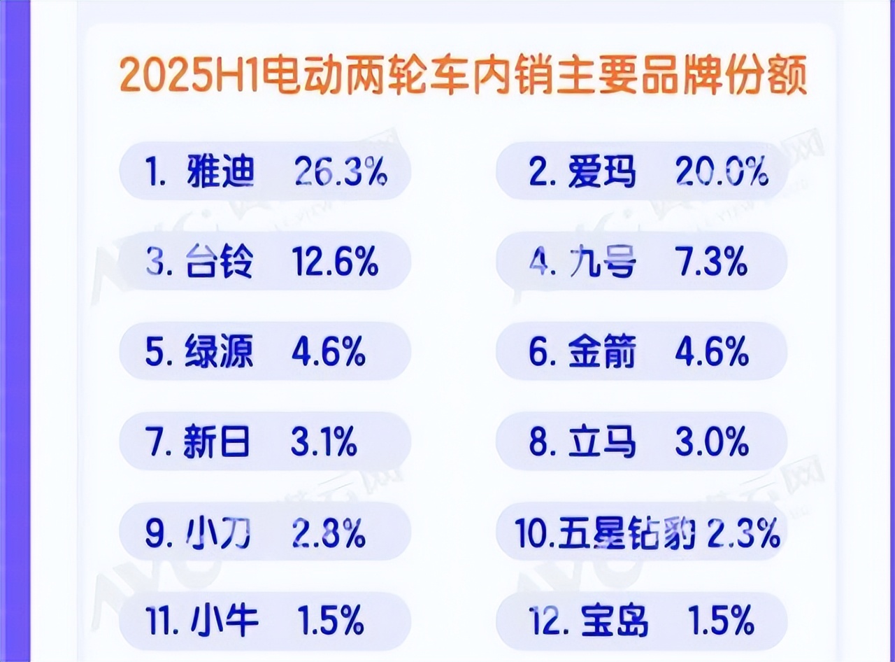 2025爱玛电动车销量_电动车市场增长速度_九号电动车销量增长