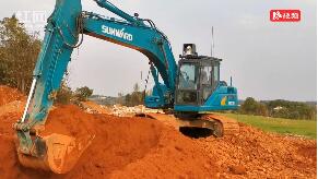 山河智能挖掘机价格查询_山河智能挖掘机操作教程_山河智能挖掘机提车作业