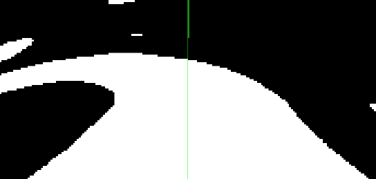 图2.3.2 弯道原始图像