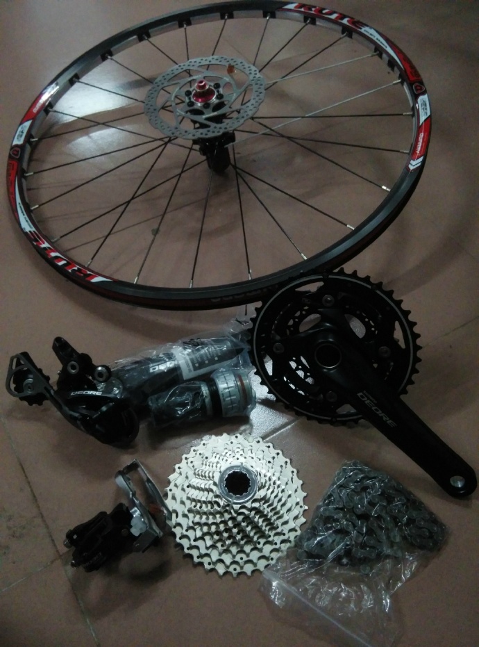 DIY自行车组装教程_弹簧前叉拆装_自行车零件选购