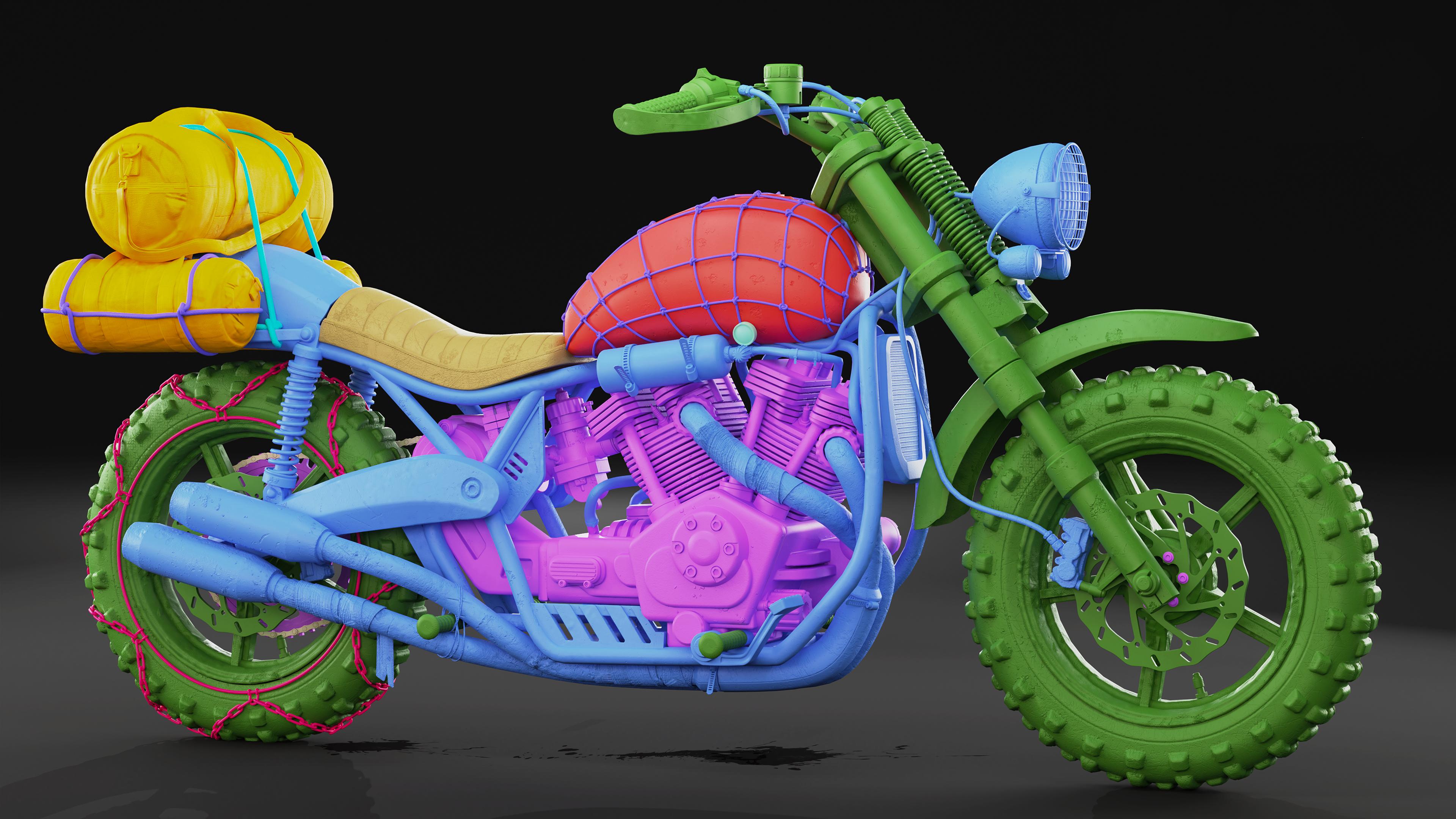 正叉与倒叉对比_摩托车悬架系统_弹簧前叉拆装